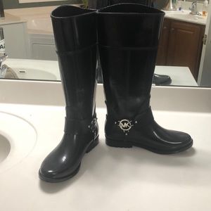 Michael Kors Fulton harness rain boots size 8